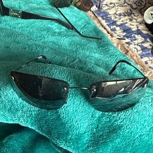 Tommy Bahama Black Aviator Sunglasses
